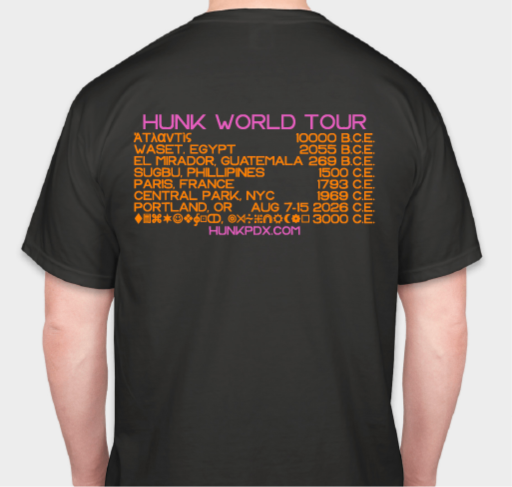 HUNK WORLD TOUR T-SHIRT