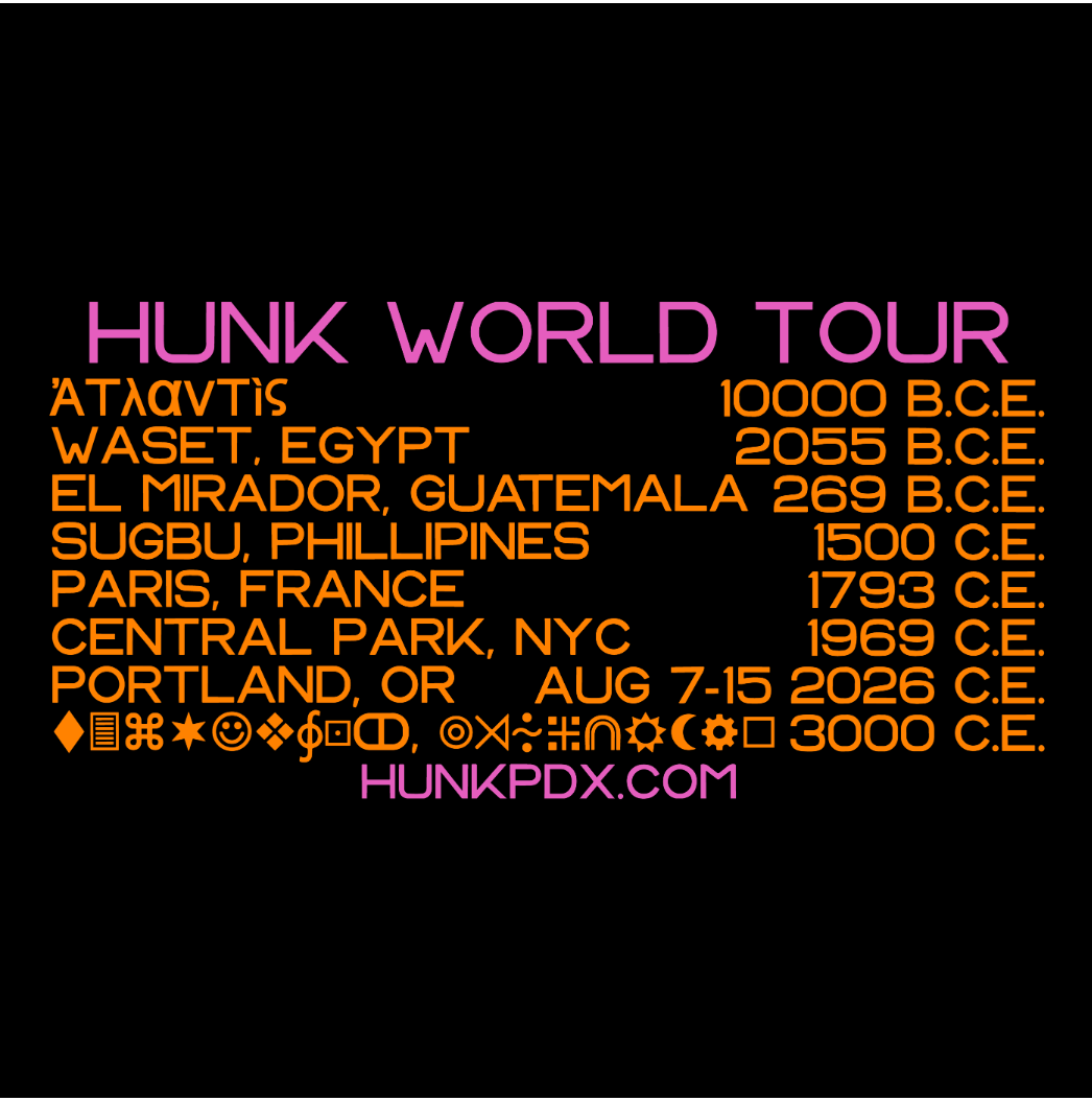 HUNK WORLD TOUR T-SHIRT
